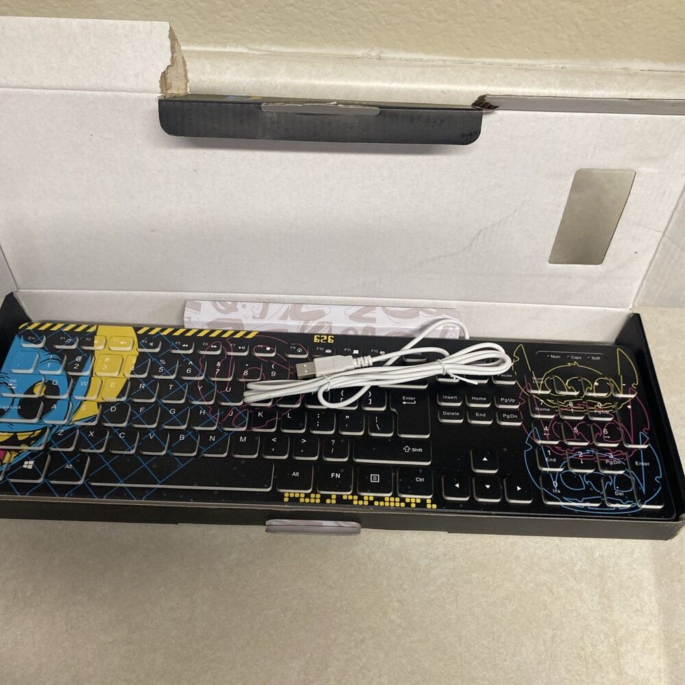 Disney Stitch Wireless Keyboard New In Box - Picture 6 of 11